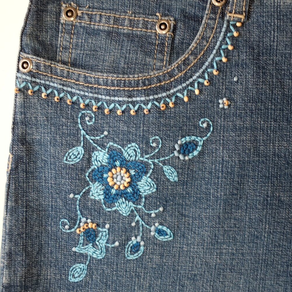 'Jeans by Rafaella' Embroidered Size 12 NWT - Picture 3 of 12